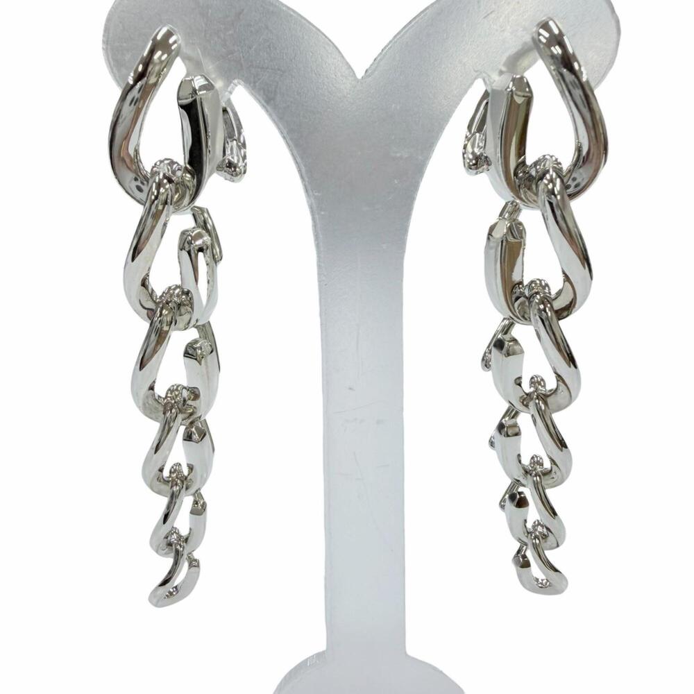 TIFFANY&Co. Tiffany Forge Drop Link Earrings, AG925 Sterling Silver, Weight 2...